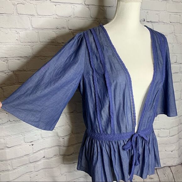 Matilda Jane Hour by Hour Chambray cardigan jacket - Picture 5 of 11